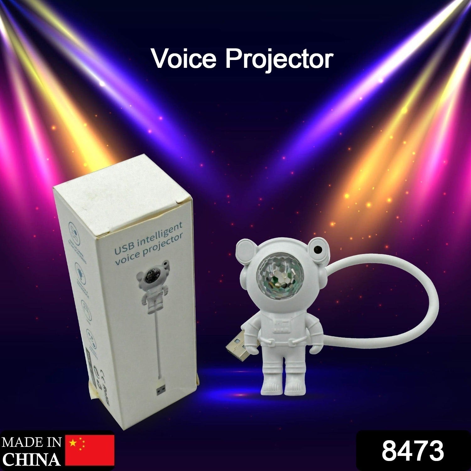 8473 USB Intelligent Voice Projector Astro Night Light Projector, Galaxy Light Star Projector, Cartoon Light, LED Light, Desk Lamp, Mini Night Light, Cartoon Reading Lamp, USB Port for Kids Room Adults Bedroom Party Gaming Room 8473 USB Intelligent Voice Projector Astro Night Light Projector, Galaxy Light Star Projector, Cartoon Light, LED Light, Desk Lamp, Mini Night Light, Cartoon Reading Lamp, USB Port for Kids Room Adults Bedroom Party Gaming Room